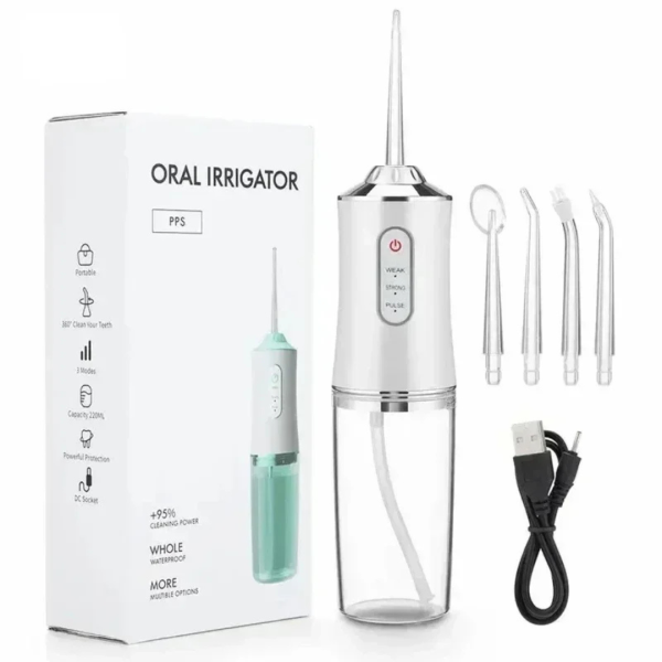 Cordless Oral Irrigator – Portable Water Flosser for Effective Dental Hygiene - Image 2